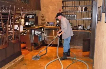 Commercial hard floor cleaning