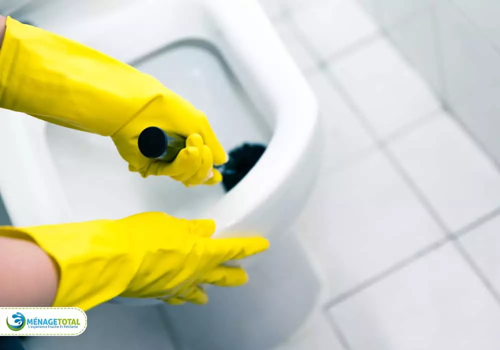 Bathroom Disinfecting Work