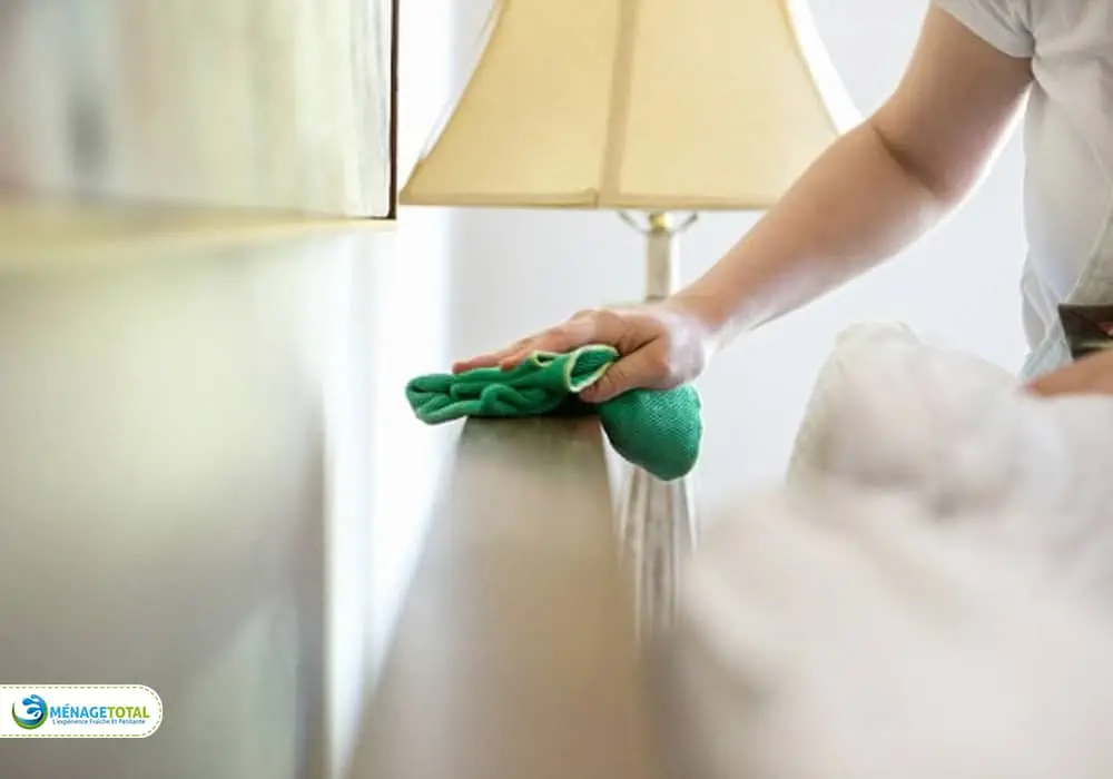 Wipe of Dust from Furniture